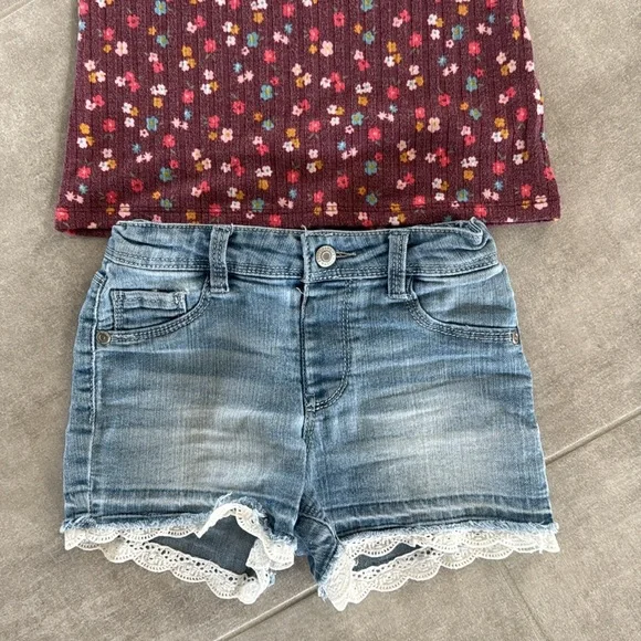 8 Piece Girl's Size 7-8 Mix & Match Tops, Shorts, Dress Bundle - Gently Worn - Picture 3 of 16